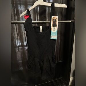 SPANX Black Kids Bodysuit